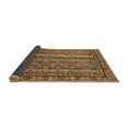 thumbnail image 2 of Ahgly Company Indoor Round Abstract Brown Modern Area Rugs, 7' Round, 2 of 4