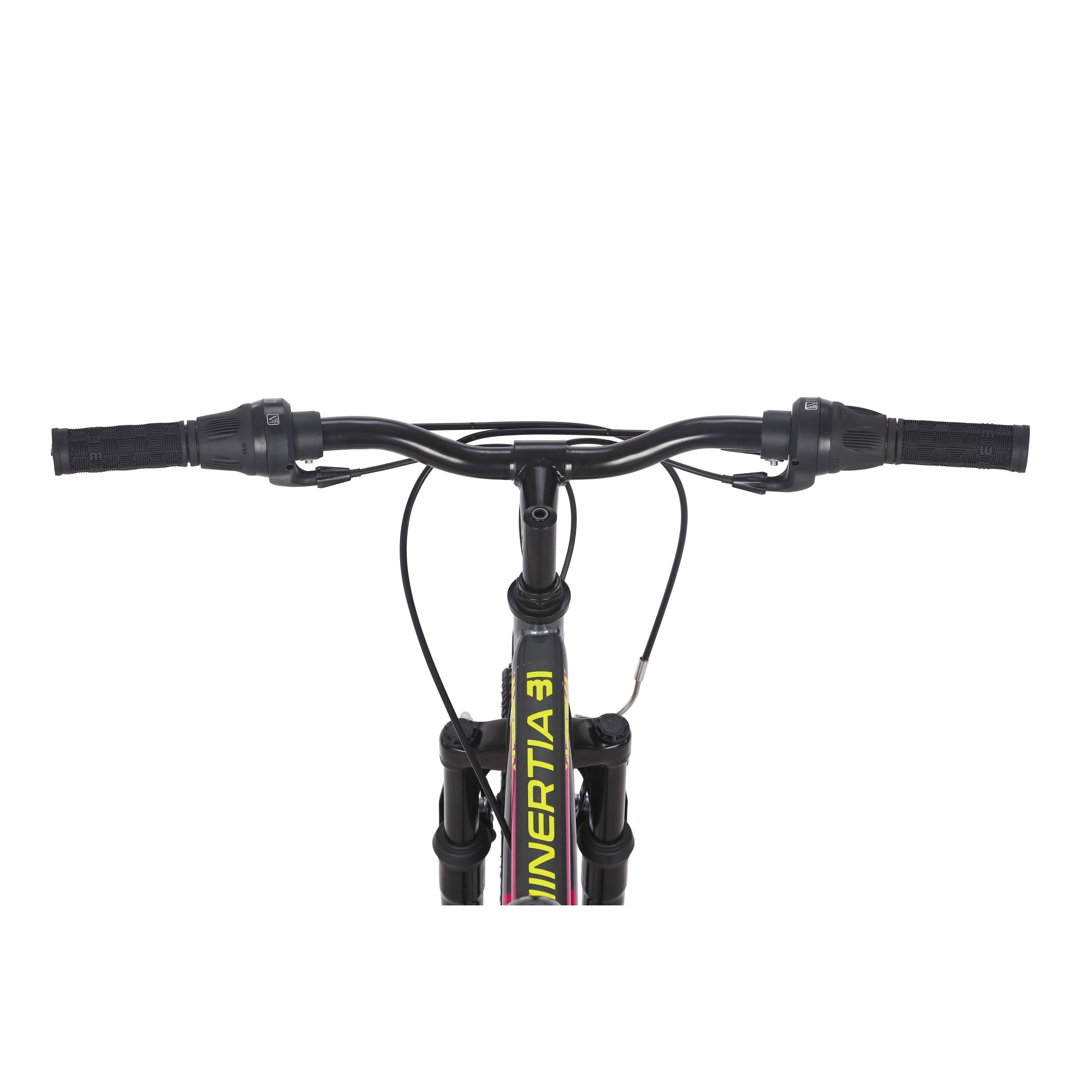 Mongoose Inertia Kids Mountain Bike, 24-Inch Wheels, 21 Speeds, Grey