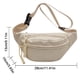 thumbnail image 3 of Bolsa De Pecho Femenino Bolsa de pecho Mujer Lona Moda Riñonera Cinturón Bolsas de viaje al aire libre Beige Ndcxsfigh Para Estrenar, 3 of 3