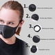 thumbnail image 3 of facial respirable reutilizable Filtrado de contaminación 3D con válvula shamjiam Mascarilla Reutilizable Transpirable, 3 of 8