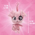 thumbnail image 3 of Miraculous Ladybug - Kwami Lifesize Daizzi Juguetes con clip de peluche de cerdo de 5 pulgadas para niños Juguete de peluche coleccionable súper suave con ojos de puntada brillante y llavero de mochil, 3 of 5