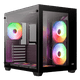 thumbnail image 1 of Gabinete AEROCOOL Dryft V2 Negro RGB ATX S/Fuente Cristal, 1 of 4
