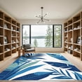 thumbnail image 2 of ODIKA 8'x10' Machine Washable Non-Slip Area Rug, Contemporary Navy Blue High Traffic Rug, Blue, 1099349, 2 of 7
