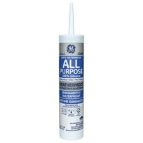 GE All Purpose Silicone 1 Sealant - Clear - 10.1 oz., 12 Pack