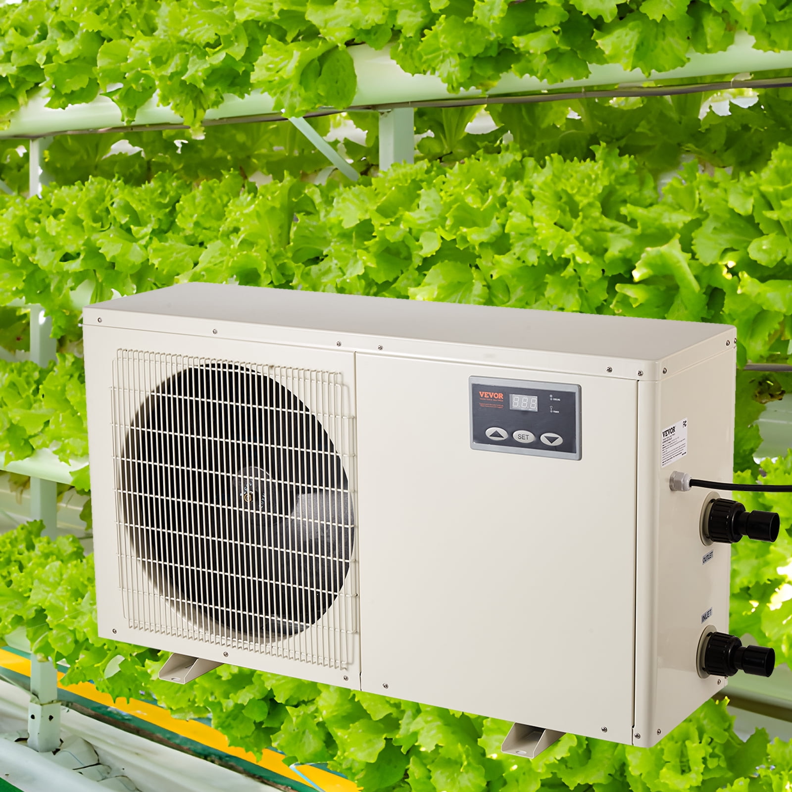 BENTISM Aquarium Chiller Hydroponic Water Chiller 1.5 HP 500 Gal Fish Tank Cooler