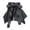 Black, variant on Women Ruffle Wide Waist Belt Lace-up PU Leather Corset Waistband Wrap Around Cummerbund