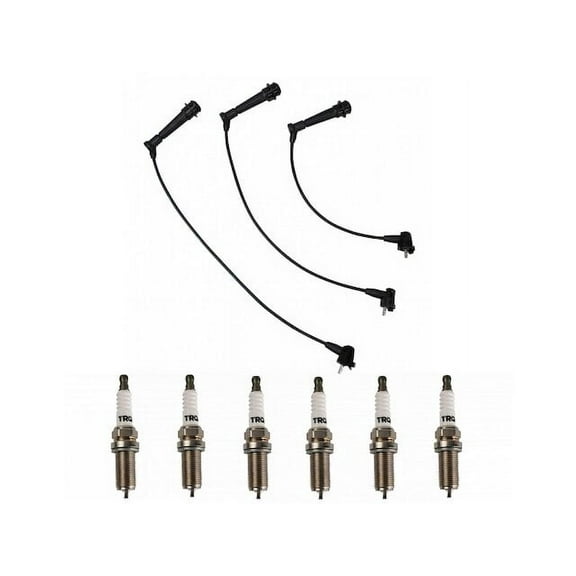 Spark Plug Wire Set with Spark Plugs - Compatible with 1998 - 2005 GS300 3.0L 6-Cylinder 1999 2000 2001 2002 2003 2004