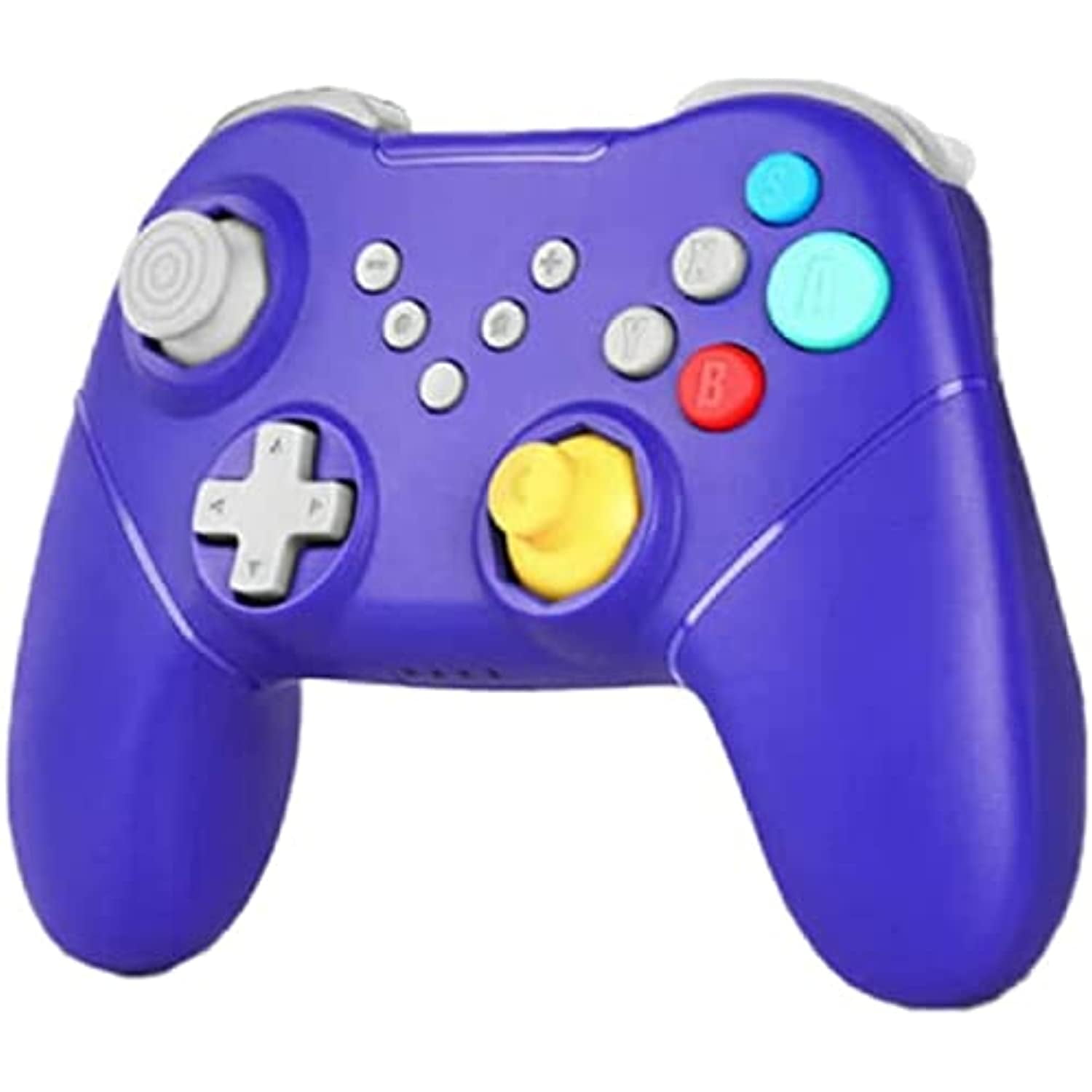 Retro Fighters BattlerGC Wireless Controller - Compatible With GameCube, Switch, PC (Blue/Purple)