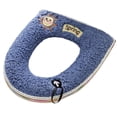 thumbnail image 3 of Eco Friendly Material Thick Plush Toilet Seat Cover Mat Available Here, 3 of 9