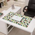 thumbnail image 3 of Long Mouse Pads for Desk,Green and Red Christmas Holly Pattern Desk Mats on Top Of Desks, Desk Mouse Pad Extra Large with 3mm Non-Slip Base and Stitched Edge for Gaming,Office,Work,Home 31.5x15.7in, 3 of 5