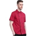 thumbnail image 2 of Filipina Chef Transpirable Suaveusable Manga Corta Uniforme, 2 of 8