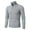 Gray, variant on Iugvhana Men's 1/4 Zipper Pullover Knitted Sweaters Slim Fit Long Sleeve Stand-Up Collar Sweater Lightweight Tops Coffee L