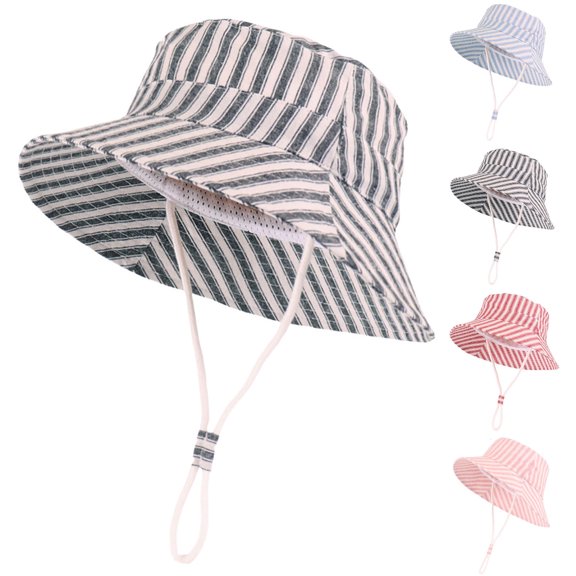 Jamicy Baby Sun Hat Toddler Boys Girls Bucket Hats for Kids UPF 50 Sun Protection Summer Outdoor Beach Hats