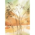 thumbnail image 2 of Prosnov, Valerie 11x14 Black Ornate Wood Framed with Double Matting Museum Art Print Titled - Bamboo wave II, 2 of 4