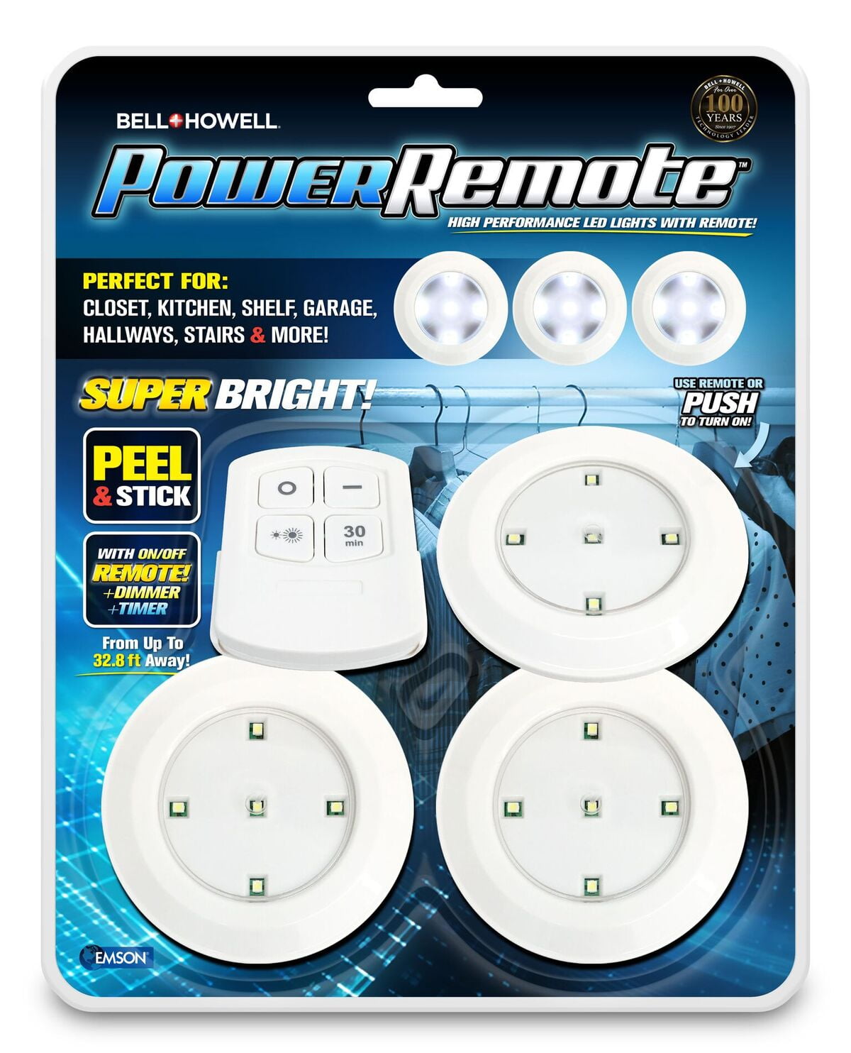 Bell + Howell Power Remote Super Bright High Performance Mini LED