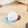 thumbnail image 3 of Hxlamzoo Intelligent Sweeping Robot Vacuum Cleaner with Automatic Water Tank, 1200mAh Battery & 90min Runtime for 90-120㎡ Home Cleaning, Low-Noise & Portable Design for Efficient Clean, 3 of 9