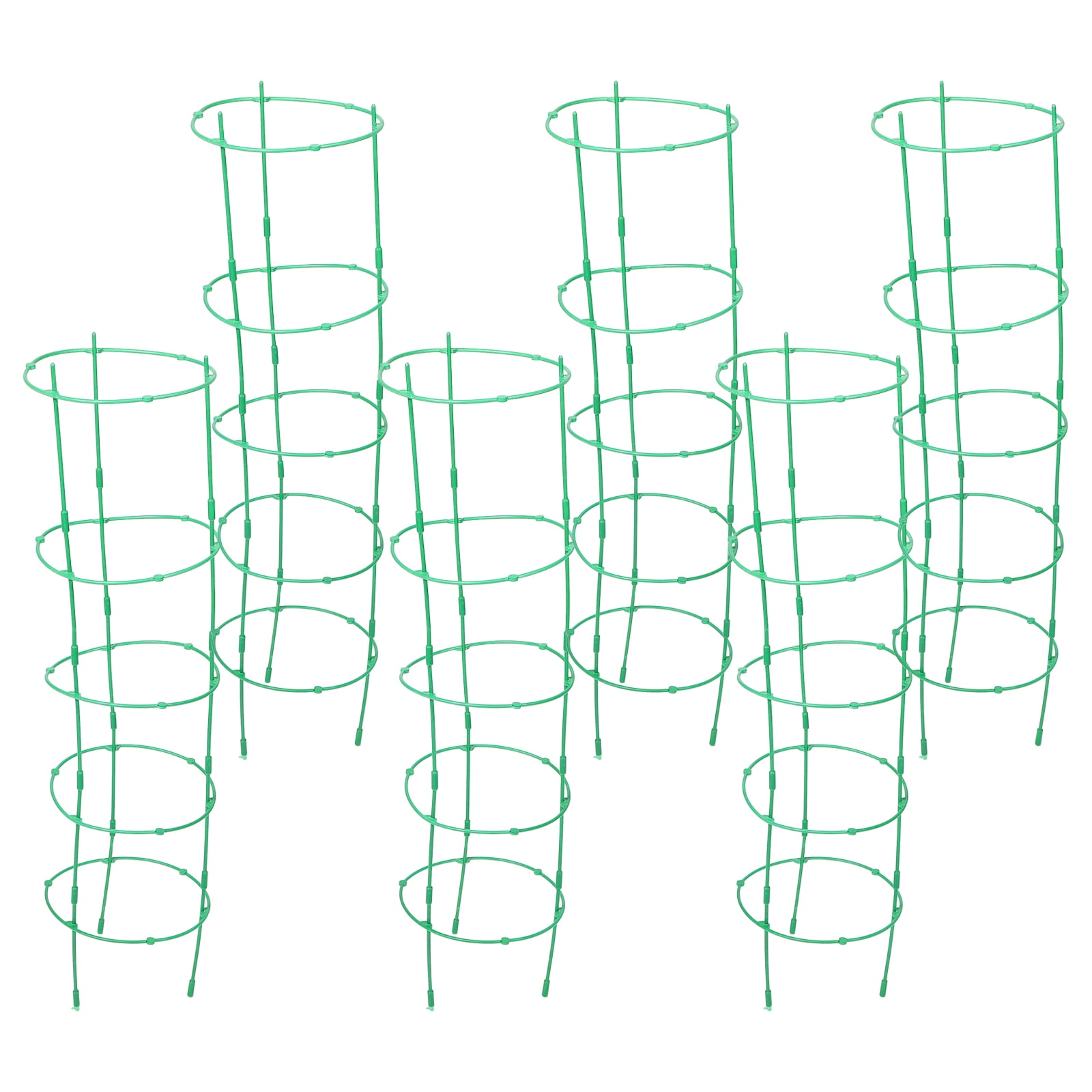 6 Sets Garden Trellis Plant Support Cages Tomato Cages Stake Trellis for Vertical Climbing Plants Gardening
