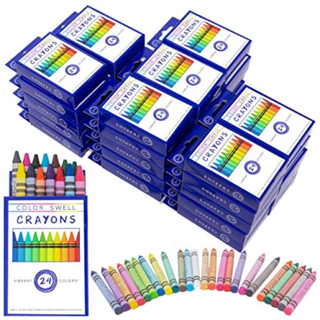 Download Color Swell Bulk Crayons 36 Packs of 24 Count Vibrant ...