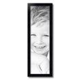 thumbnail image 2 of ArtToFrames 8" x 27" Satin Black Picture Frame, 8x27 inch Black Wood Poster Frame (WOM-1451), 2 of 8