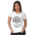 thumbnail image 4 of Caturday Morning Cats Coffee Lovers Womens Slim Fit Graphic Tee Brisco Brands L, 4 of 5