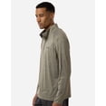 thumbnail image 2 of HUK H1200715 Men's Airweight Heather Quarter-Zip Pullover-Heather Moss-3XL, 2 of 6