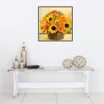 thumbnail image 3 of 5D bricolaje diamante pintura girasoles cruz puntada bordado pedrería mosaico Kit Hugtrwg Para estrenar, 3 of 9