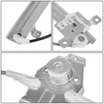 thumbnail image 3 of DNA Motoring 752-011 Rear Passenger Side Manual Window Regulator for 86-90 Nissan Sentra Tsuru, 3 of 5