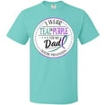 thumbnail image 3 of Inktastic Suicide Prevention- I Wear Teal and Purple for My Dad T-Shirt, 3 of 5