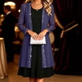 thumbnail image 4 of Edvintorg Womens Cardigan Lightweight Chiffon Long Cardigans Long Sleeve Open Front Casual Loose Cardigan Plus Size Women's Clothing Purple S-3XL, 4 of 7