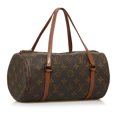 thumbnail image 2 of Unisex Pre-Owned Authenticated Louis Vuitton Monogram Papillon 26 Canvas Brown Handbag Top HandleBag, 2 of 12