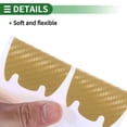 thumbnail image 3 of Unique Bargains Universal Car Door Handle Cup Cover Protection Film Reflective Stickers Anti-scratch, Gold Tone 1 Set, 3 of 6