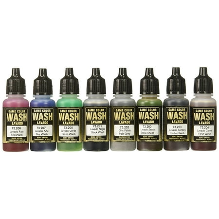 Game Color Washes 17ml Paint, For painting models and miniatures By