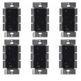 thumbnail image 1 of Interruptor Regulador Inteligente Lutron PD-6WCL-BL 150W Paquete de 6 Negro, 1 of 3
