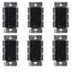 thumbnail image 1 of Interruptor Regulador Inteligente Lutron PD-6WCL-BL 150W Paquete de 6 Negro, 1 of 3