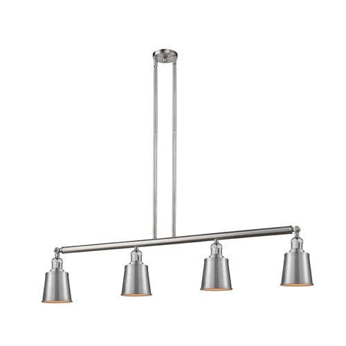 Stainless steel kitchen island lighting