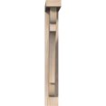 thumbnail image 2 of Ekena Millwork 3 1/2"W x 18"D x 26"H Olympic Block Smooth Bracket w/ Offset Brace, Douglas Fir, 2 of 25