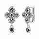 thumbnail image 1 of Arete Cruz Guardian Vintage Bañado en Plata, 1 of 6