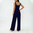 thumbnail image 5 of Purcolt Womens 2 Piece Sets Comfort Breatnable Crew Neck Sleeveless Tank Tops and Wide Leg Pants Outfits Lightweight Slim Fit Loungwear Tracksuits for Yoga Gym Running, 5 of 6