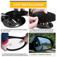 thumbnail image 4 of 2X Right Side Blue Wing Door Mirror Rearview Mirror Glass Heated For 1 3 Series E81 E87 E82 E46 E90 E92 Z4 E85, 4 of 6