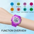 thumbnail image 3 of SKMEI Digital Watch,Sports Digital Waterproof Led Watches with Alarm Wrist Watches for ,PU strap, 3 of 8