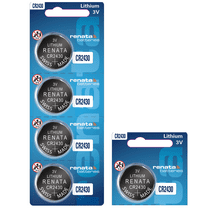 5 Renata CR2430 3 Volt Lithium Coin Cell Batteries