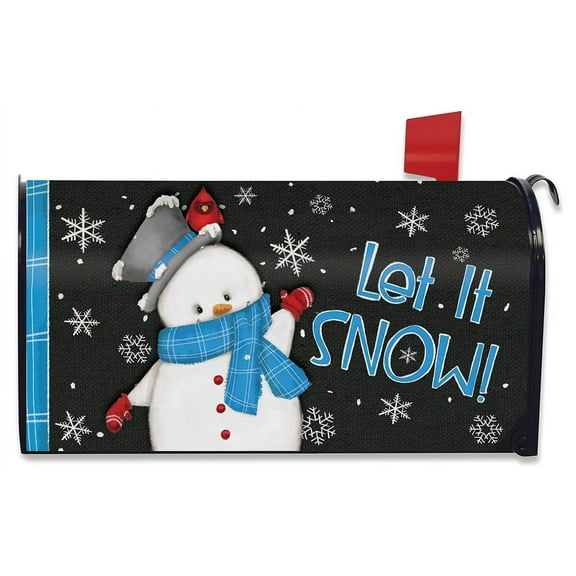 Briarwood Lane Jolly Winter Snowman Mailbox Cover