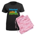 thumbnail image 5 of CafePress - Principal Extraordinaire Women's Dark Pajamas - Women's Short Sleeve Print T-Shirt and Pants Dark Cotton Pajama Set, 5 of 7
