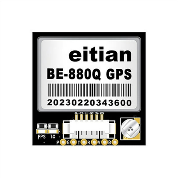 Módulo GPS Apto para GPS+BDS+, Brújula Electrónica Incorporada para el Controlador de Vuelo del Avión Teledirigido de Carreras FPV BE-880Q