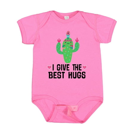 

Inktastic Cactus Cute Girls Best Hugs Girls Baby Bodysuit