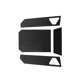 thumbnail image 3 of Cubierta del panel del capó del motor delantero decoración de fibra de carbono Afortunado Sencillez, 3 of 5
