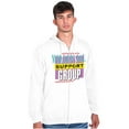 thumbnail image 5 of Retro 90s Millennial Support Group Zip Up Hoodie Men's Women's Brisco Brands S, 5 of 6