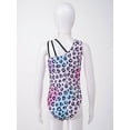 thumbnail image 6 of iiniim Kids Girls One-Piece Sleeveless Ballet Leotard Gymnastic Yoga Dance Sports Bodysuit 4-16 Pink Leopard 12, 6 of 7
