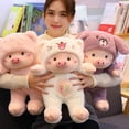 thumbnail image 1 of Fairnull Funny Pig Coplay Cats Bear Doll Plush Stuffed Toy Children Birthday Xmas Gift, 1 of 10