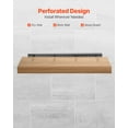 thumbnail image 4 of VEVOR Floating Shelf Bracket 1 Pack, 230 lbs/104 kg Weight Capacity, 46x6.2x3 inch / 1168.4x157.4x76.2 mm, Heavy Duty Hidden Shelf Brackets Support, Wall Mounting Invisible Floating Shelves Bracket, 4 of 9